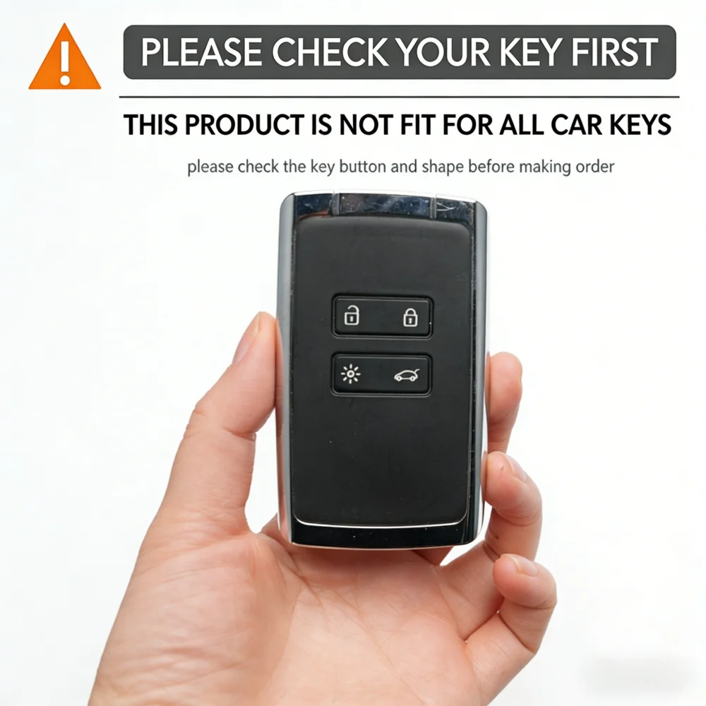 Car Key Fob Case Cover Keychain For Renault Captur Clio Arkana XM3 Kiger Austral Megane Koleos QM6 Kadjar Espace Scenic Key Bag