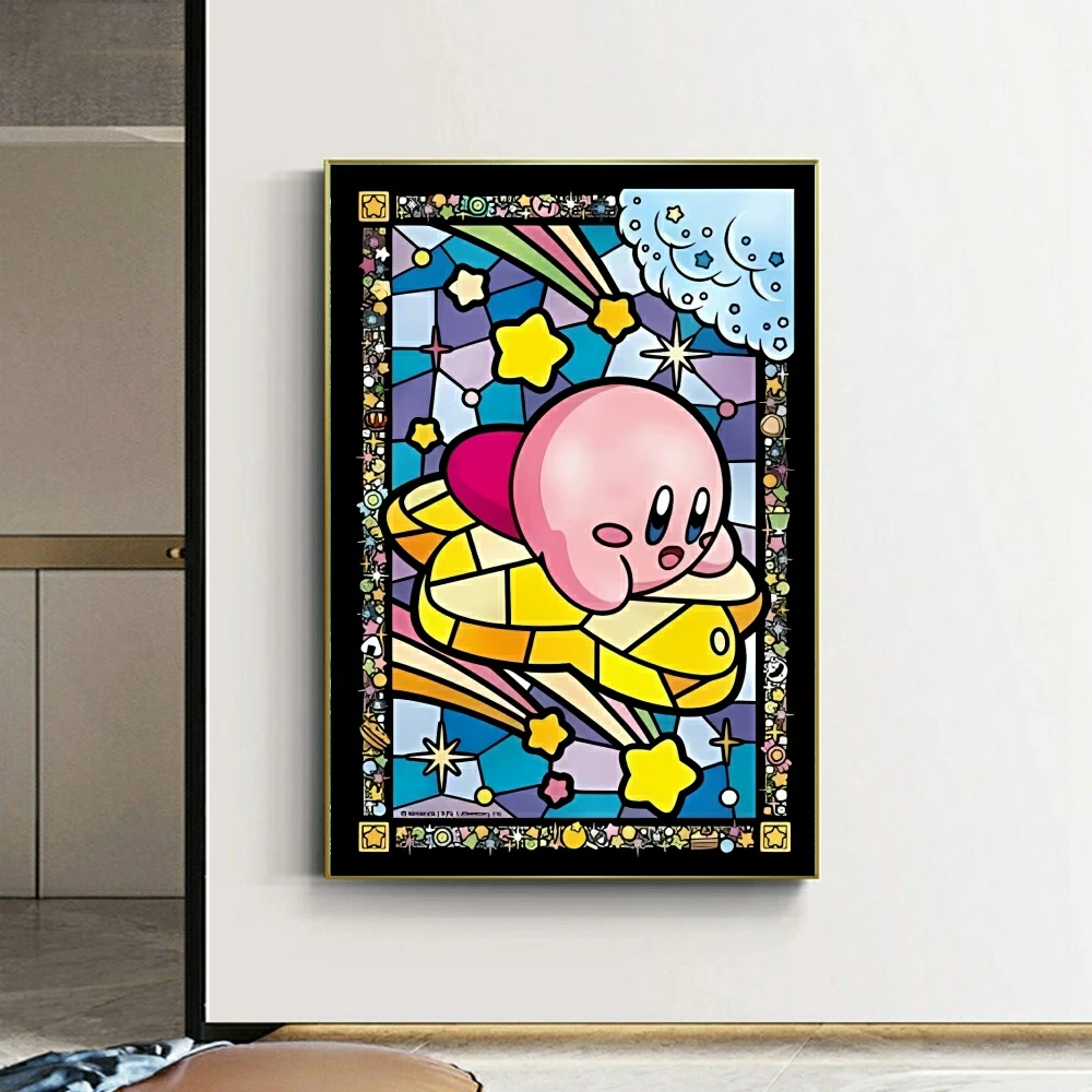 Cute-K-Kirbys Cartoon Game Diamond Painting Element Creation Crafts Pixel Kit Cross Stitch 5D DIY Art Mosaic Home Decor Adult