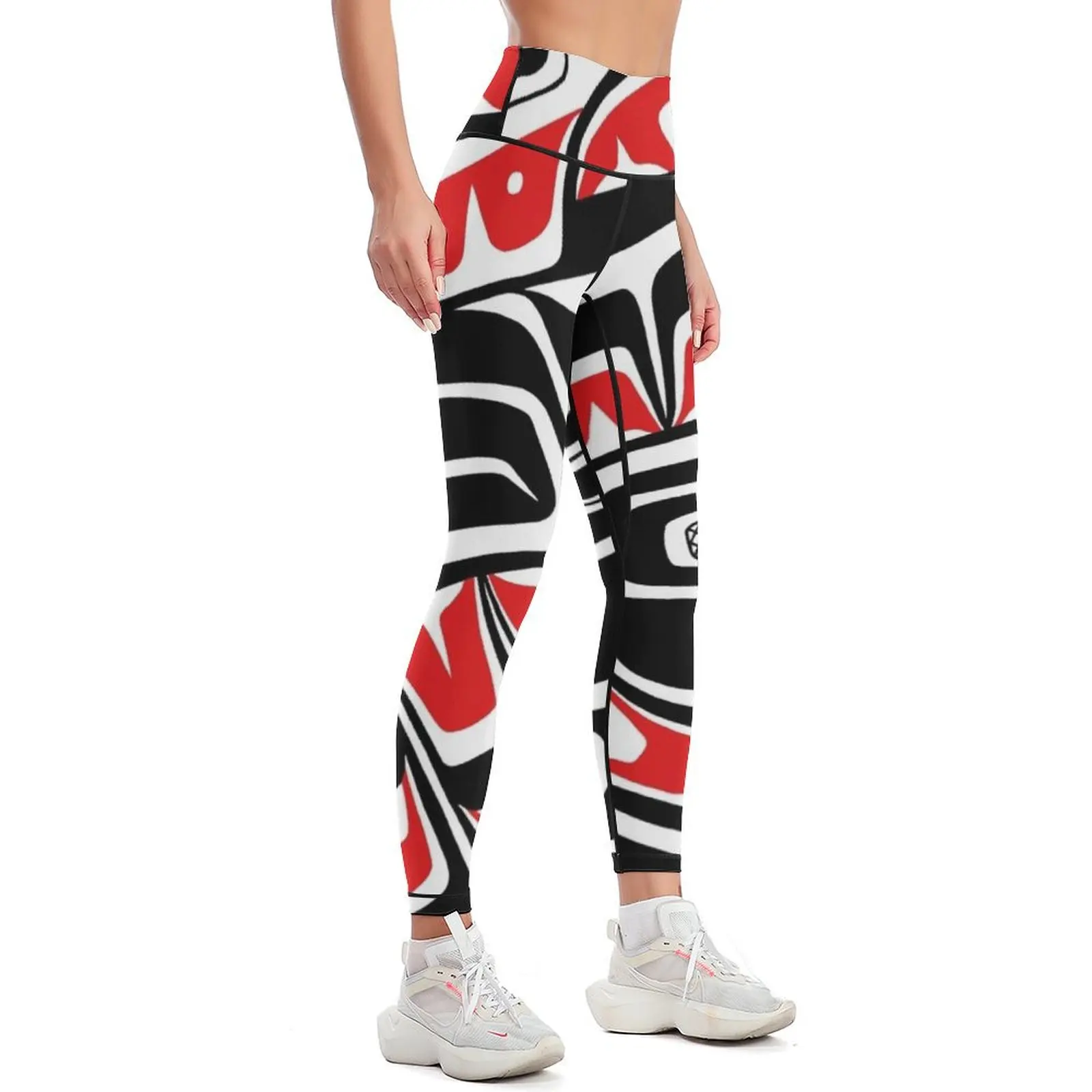 Raven Steals The Sun - PNW style Leggings legings for fitness sports woman gym gym womans Womens Leggings