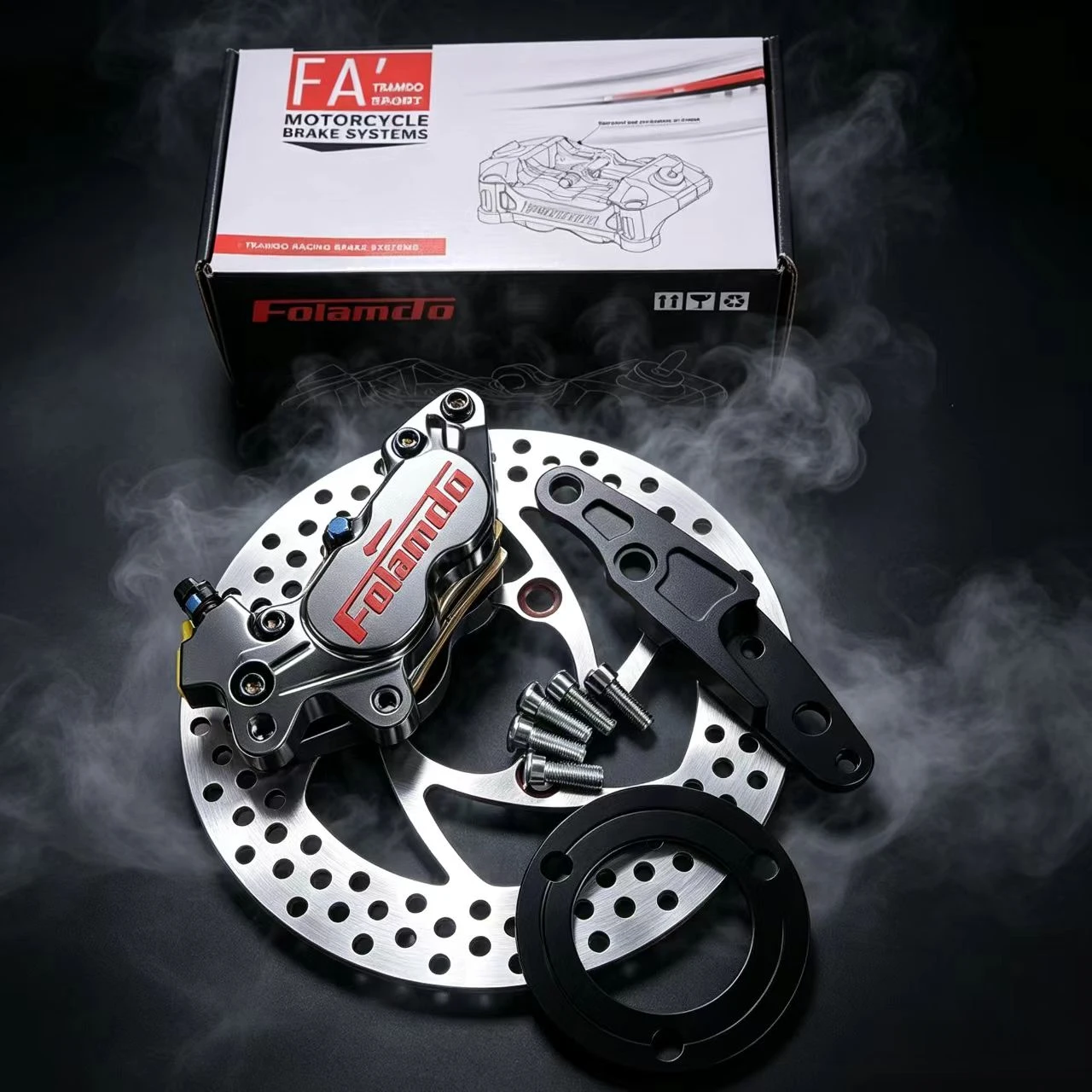 

F101 Big Abalone vs. Four Caliper Brake Pump Truck Power House Fukui Swift Eagle Fighting Speed Electric Motorcycle Cavalry