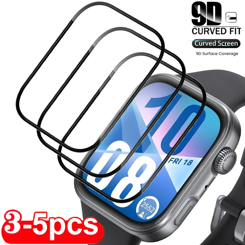 

3-5Pcs 9D Curved Film For Huawei Watch fit3 fit4 SmartWatch Screen Protector Not Glass Full Cover for Huawei Watch Fit 3 4Pro