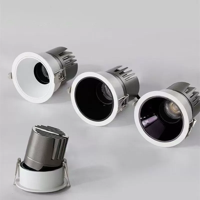 

Built-in anti-glare spotlights living room wall wash lights Household no main light bedroom narrow side LED downlight 7W9W12W15W