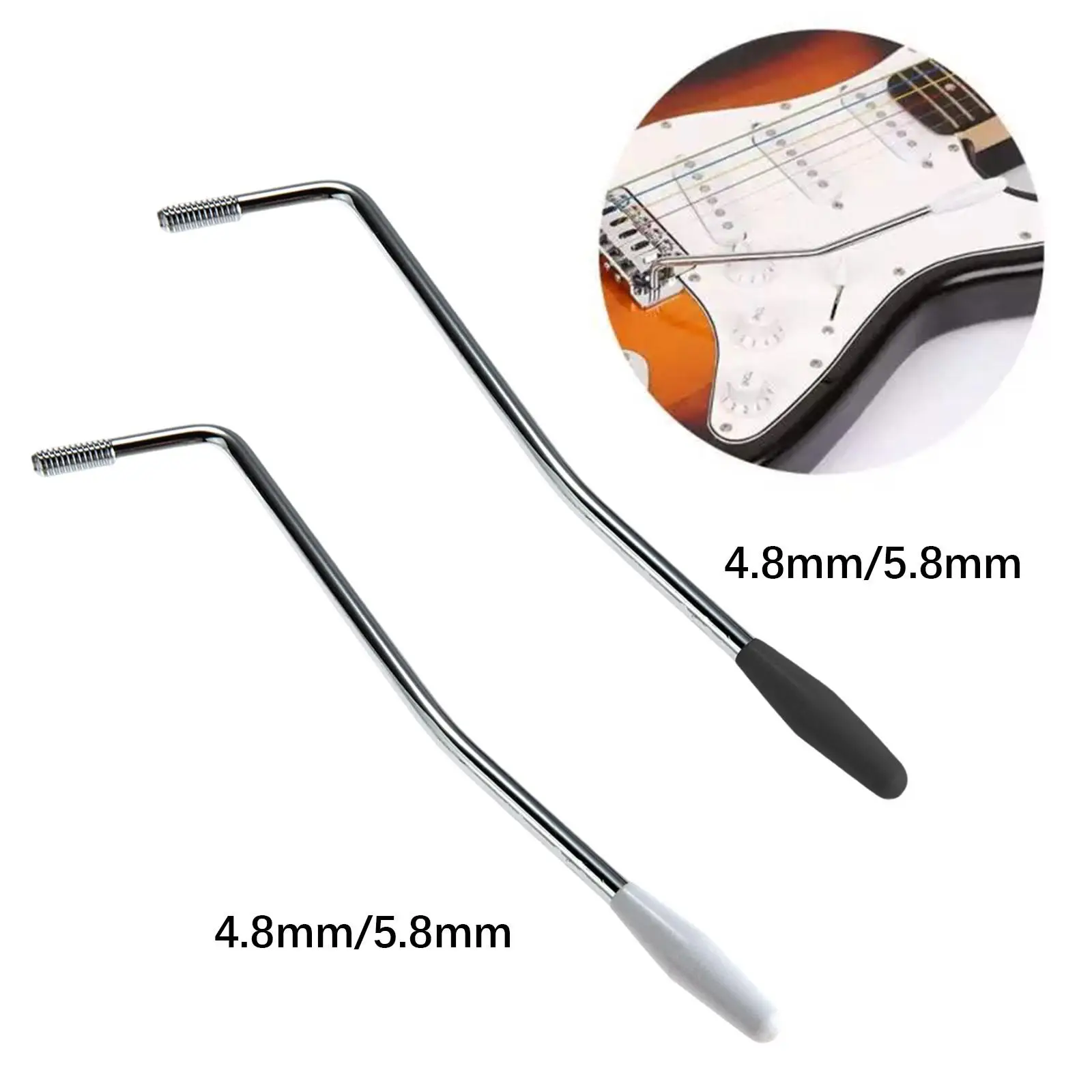 

Рычаг Vibrato Tremolo Stick с резьбой, металлический одиночный рычаг тремоло, гитарный тремоло, гитарный рычаг вибрато для электрогитары, аксессуар