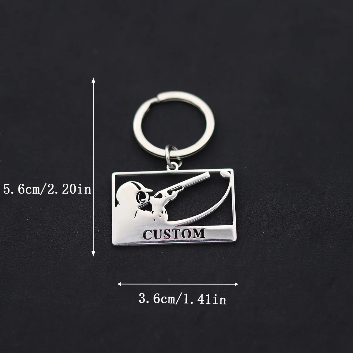 QIAMNI مخصص رقم اسم المفاتيح الفولاذ المقاوم للصدأ محفورة رسائل لوحة كيرينغ للرجال صديقها هدية عيد ميلاد مفتاح سلسلة #6