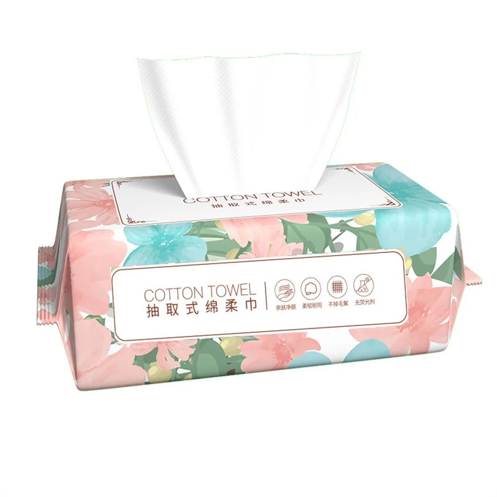 Disposable Facial Towel No Smell Soft Texture Cotton Soft Towel Small Size Portable Independent Packaging Does Not Occupy Space