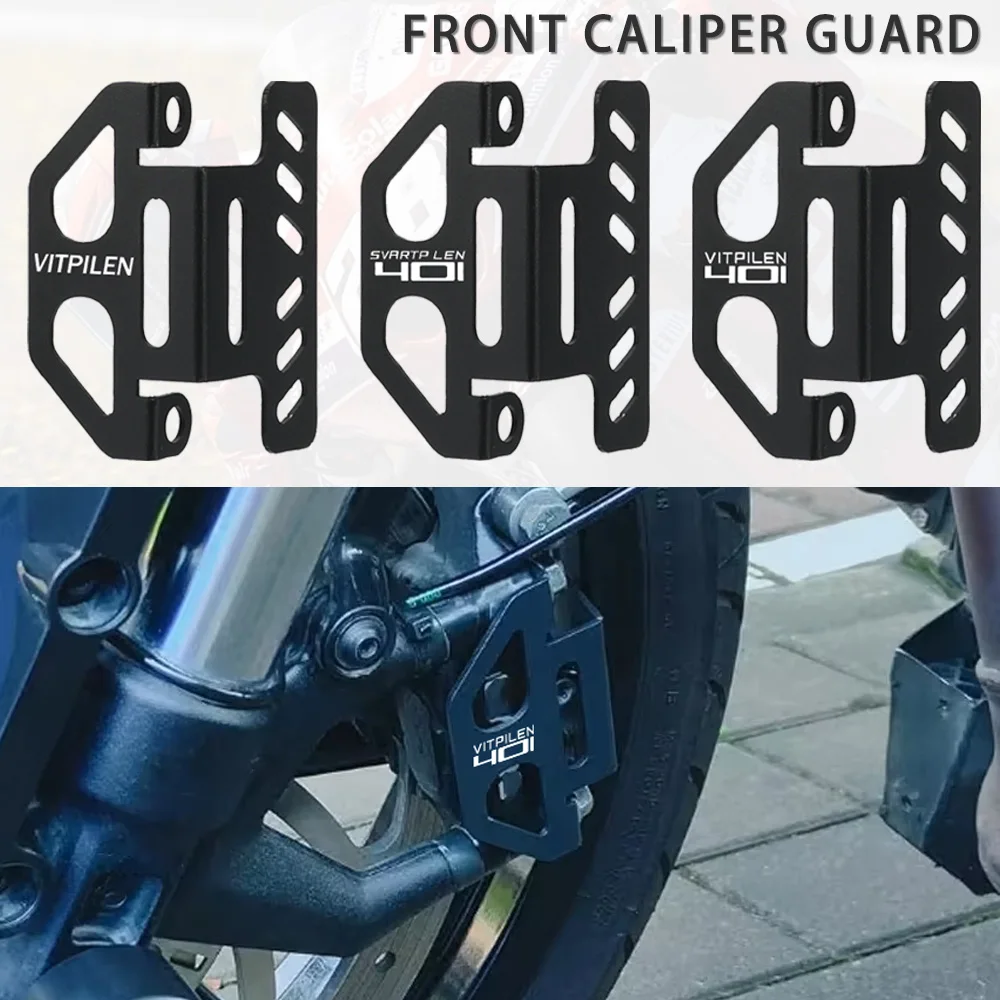 

For Husqvarna SVARTPILEN VITPILEN 401 125 200 2018-2023 2020 2021 2022 Motorcycle Front Caliper Guard Cover Guard Protection