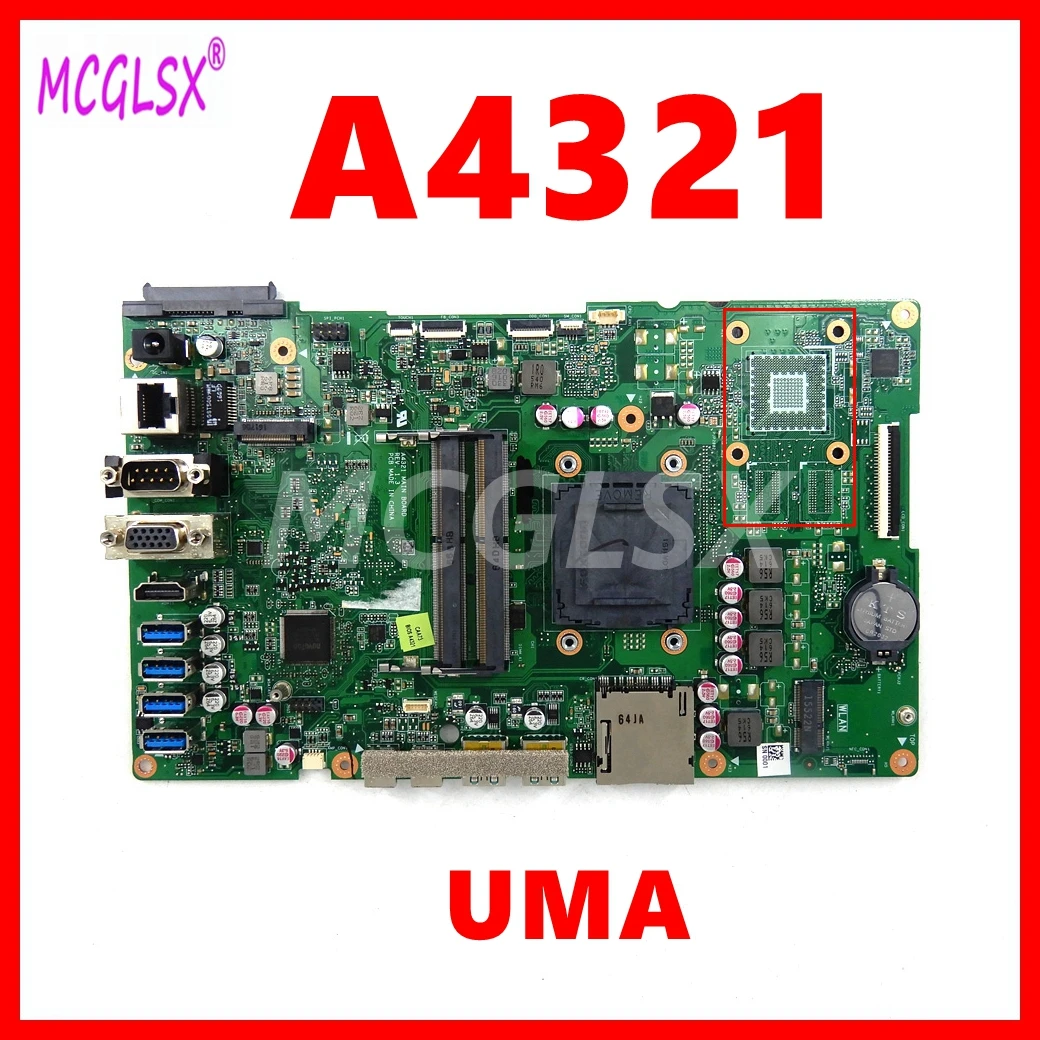 

A4321 UMA REV1.3 Mainboard For ASUS A4321 A6421 Motherboard 100% Tested OK