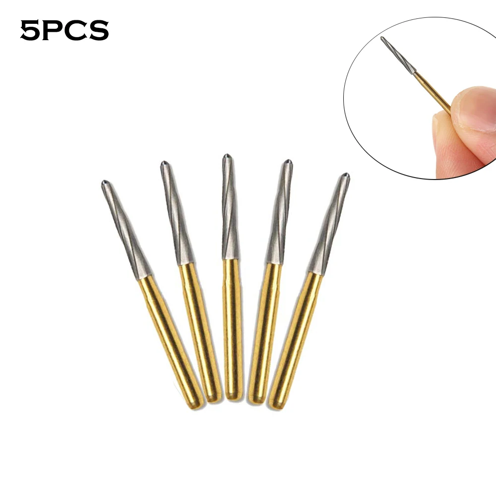 

5Pc/box Dental High-Speed Tungsten Steel Burs Dental Carbide Burs Surgical Endodontictungsten Bone Cutters Drill Bit 25/28Mm