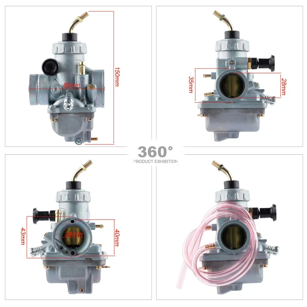 Motorcycle 28mm Carburetor Carb For Yamaha DT125 RX125 DT RX RT 100 125 125LC 125MX MX100 MX175 TZR125 2-Stroke For Mikuni VM24