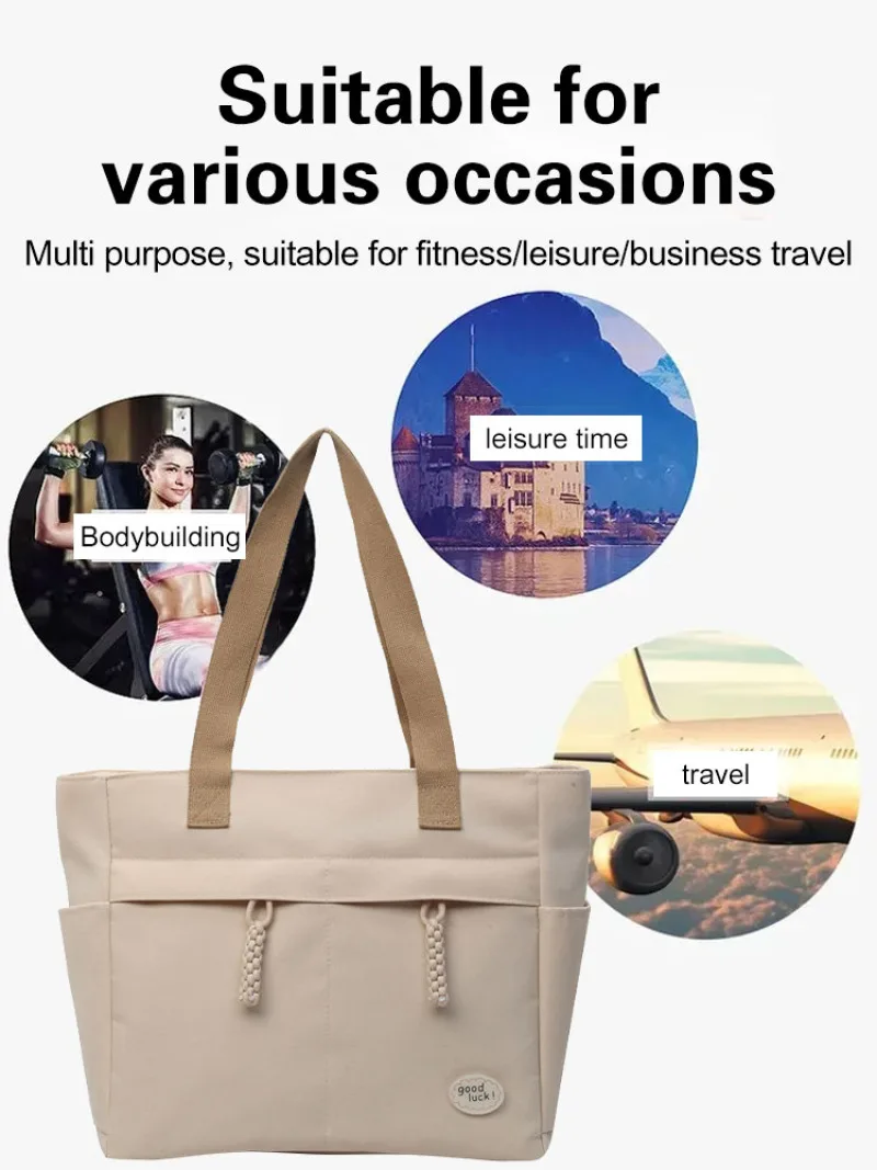 Japanese tote bag female foreign large-capacity canvas bag 2024 new tide net red fashion senior niche shoulder bag