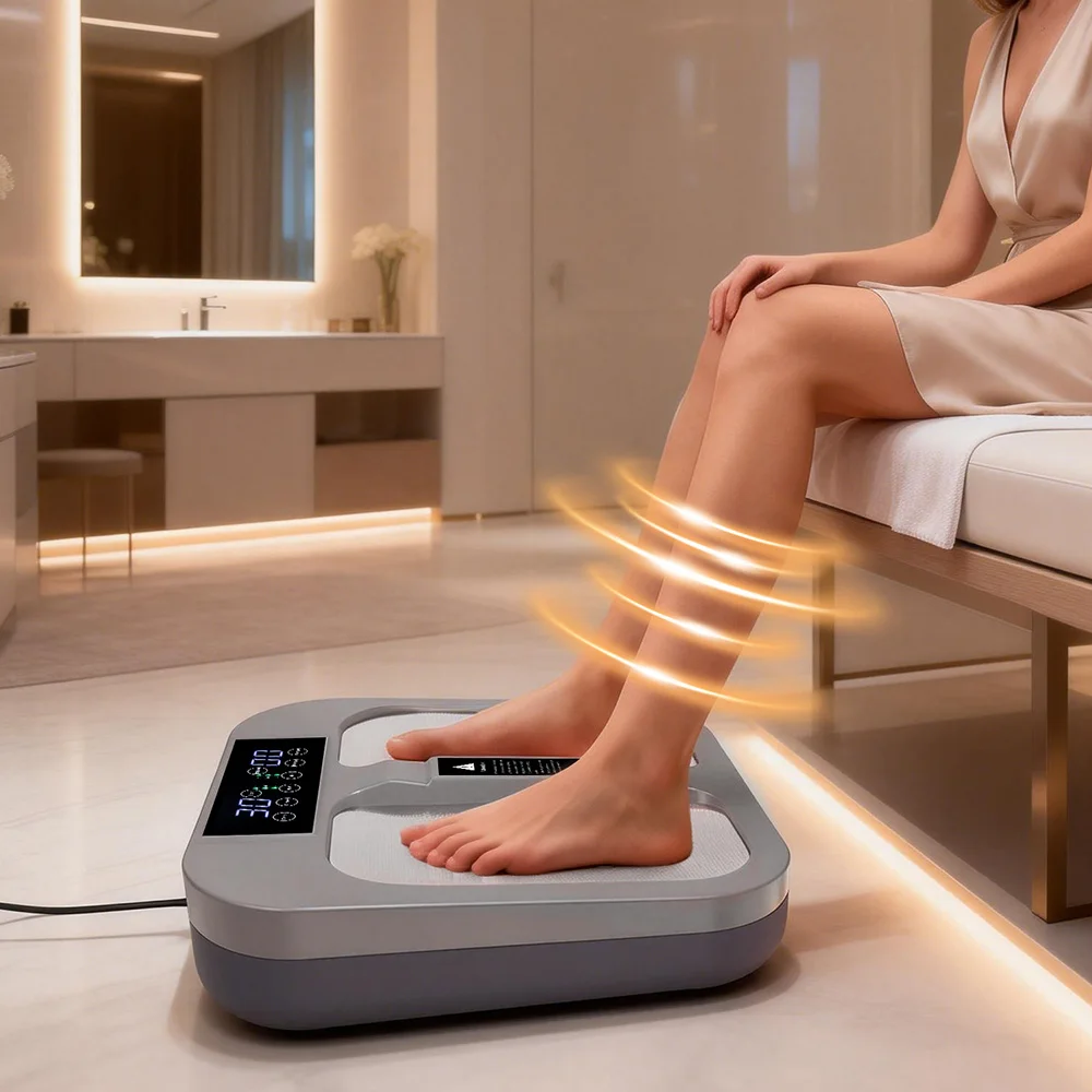 Suyzeko Physiotherapy Terahertz Foot Massager PEMF Tera Hertz Frequency Therapy Device Heating Therapy Cell Energy Health Care