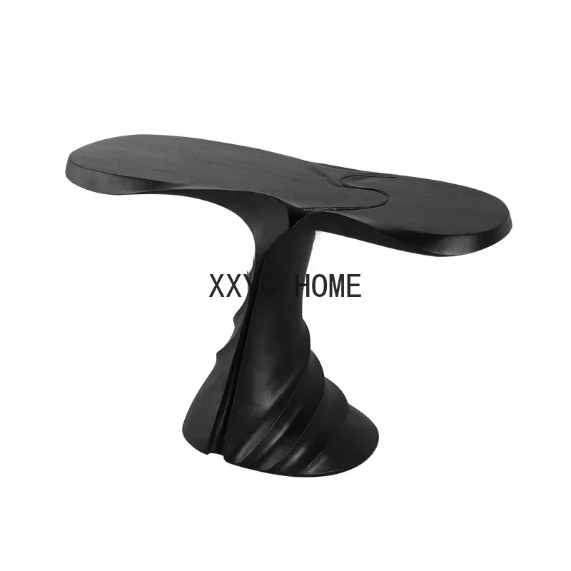 

Home Console a Long Narrow Table Aisle Wall Side View Art Decoration All Solid Wood Console Tables