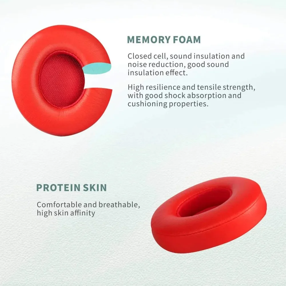 استبدال وسادات الأذن بطانة للأذن وسائد يفشل يغطي إصلاح أجزاء ل يدق بواسطة Dr.Dre سولو 2 3 2.0 3.0 السلكية سماعات لاسلكية