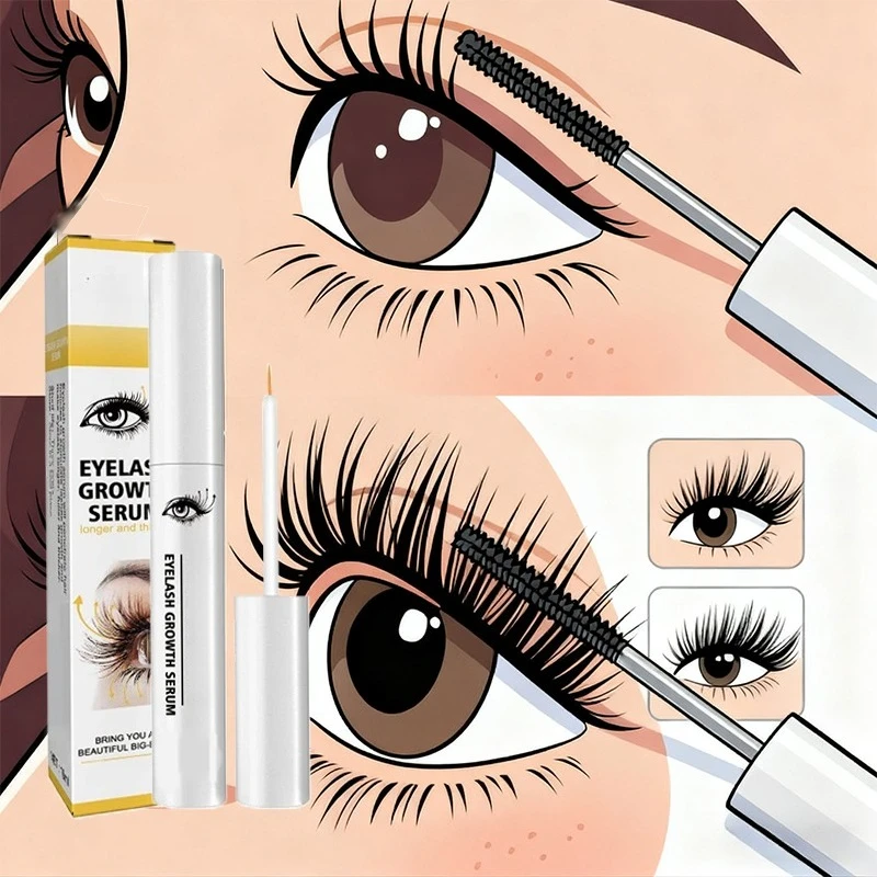 3RD قلم مصل نمو الحواجب يمنع فقدان الرموش سمكا أكمل أطول جلدة محسن المنتجات تغذي العناية بالعين ماكياج الجمال