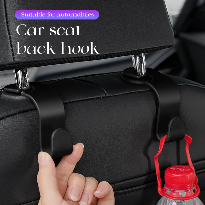 

2pcs Car Seat Back Hook Auto Fastener Handbag Organizer Clip For BMW E87 E70 E91 E30 G20 E92 E93 Interior Decoration Accessories