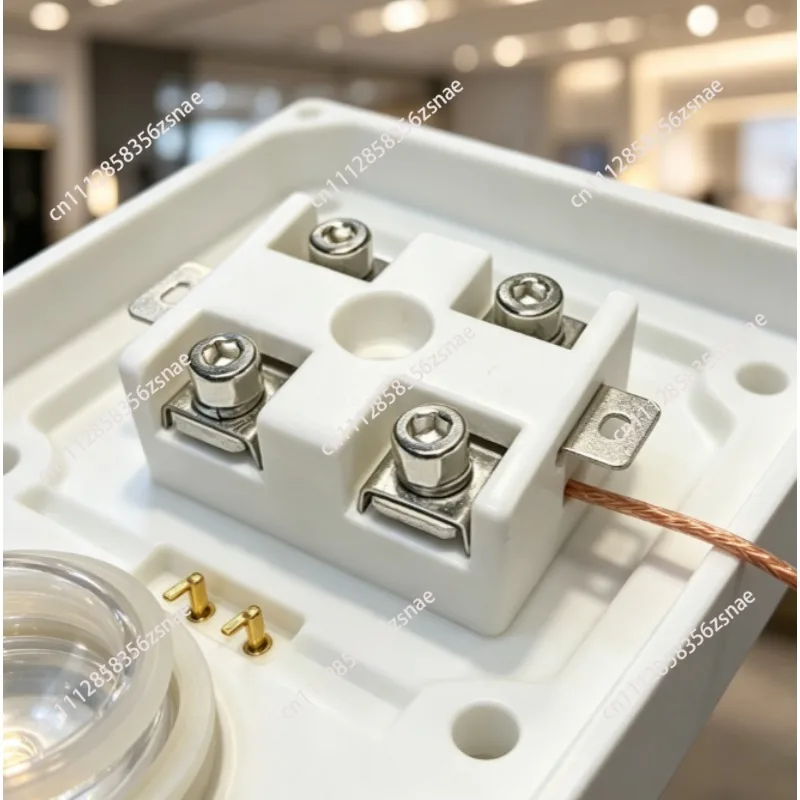 10 PCS Stainles-s steel high-frequency porcelain terminal blocks 2 bits 220V 380V ceramic connector