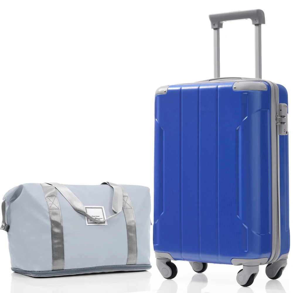 

Lightweight 20" Carry On 3PCS ABS Hard Shell Luggage Set 4 Spinner Wheels Durable Travel Bag for Business Trip