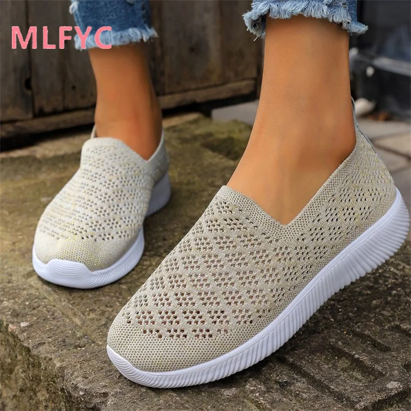 Mesh Schoenen Voor Vrouwen Ademende Mesh Sneakers Voor Zomer Holle Mesh Schoenen Voor Dames Casual Comfortabele Doek Schoenen Mujer