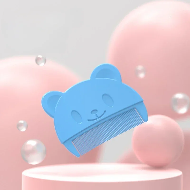 Newborn Baby Combs Remove Fetal Scale Cute Bear Shaped Infants Boys Girls Fetal Hair Shampoo Soft Comb