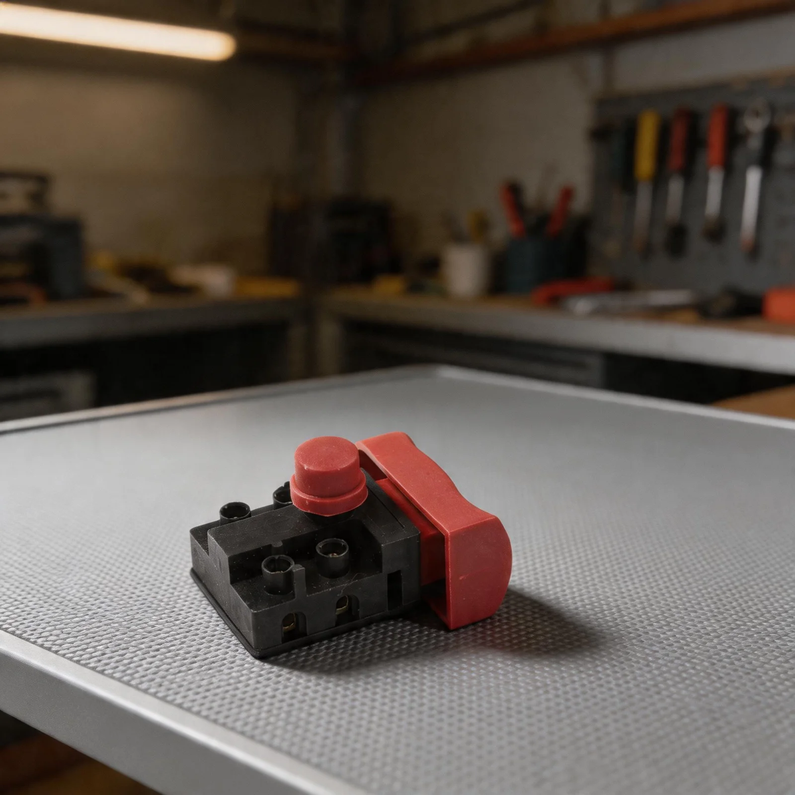 Easy To Use Electric Tool Switch Abrasive Tool Black Orange Trigger Switch Portable Easy To Operate Simple Structure
