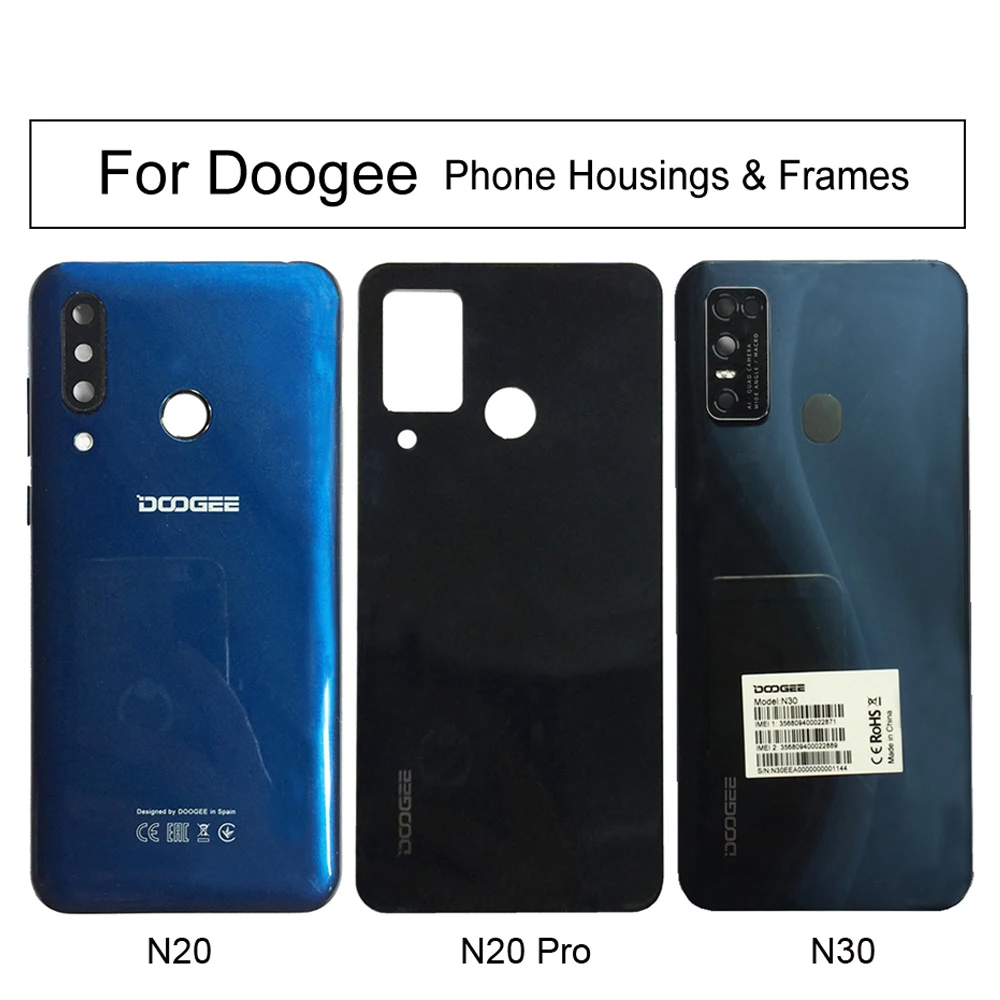 Battery Back Cover Door,Phone Battery Housings Frames Case For Doogee N20 Pro,Mobile Phone Repair Parts