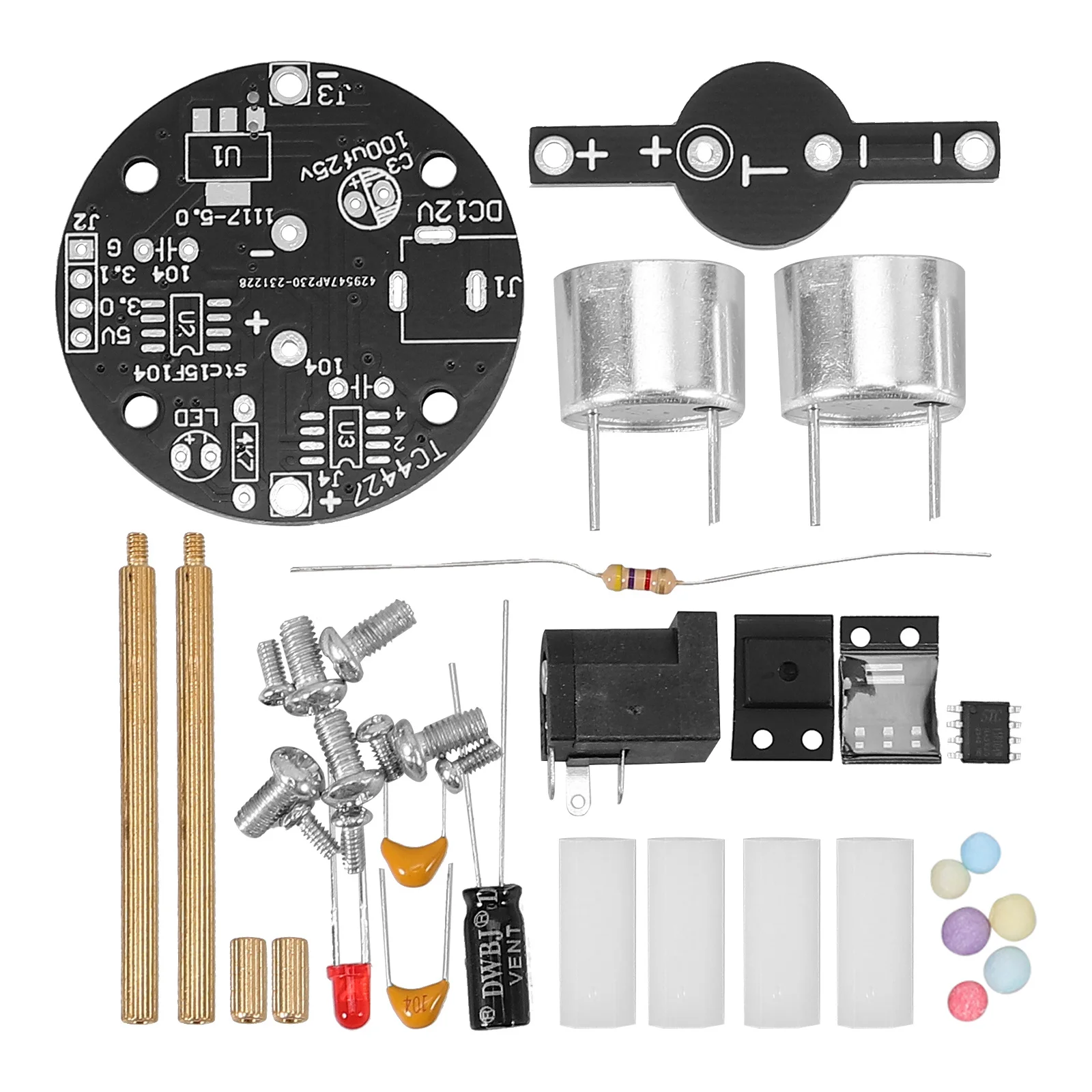 1Set Soldering Practice Kit for Beginners Students DIY High Precision Standing Soldering Project Electronic Assembly Learning