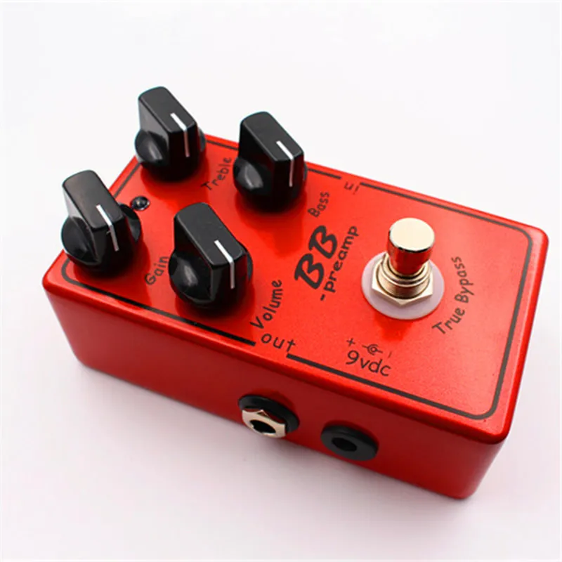 Manual da Guitarra Elétrica Única Peça Effector Frente Estágio Amplificação Sobrecarga Empurrador Reprodução Xotic bb Preamp