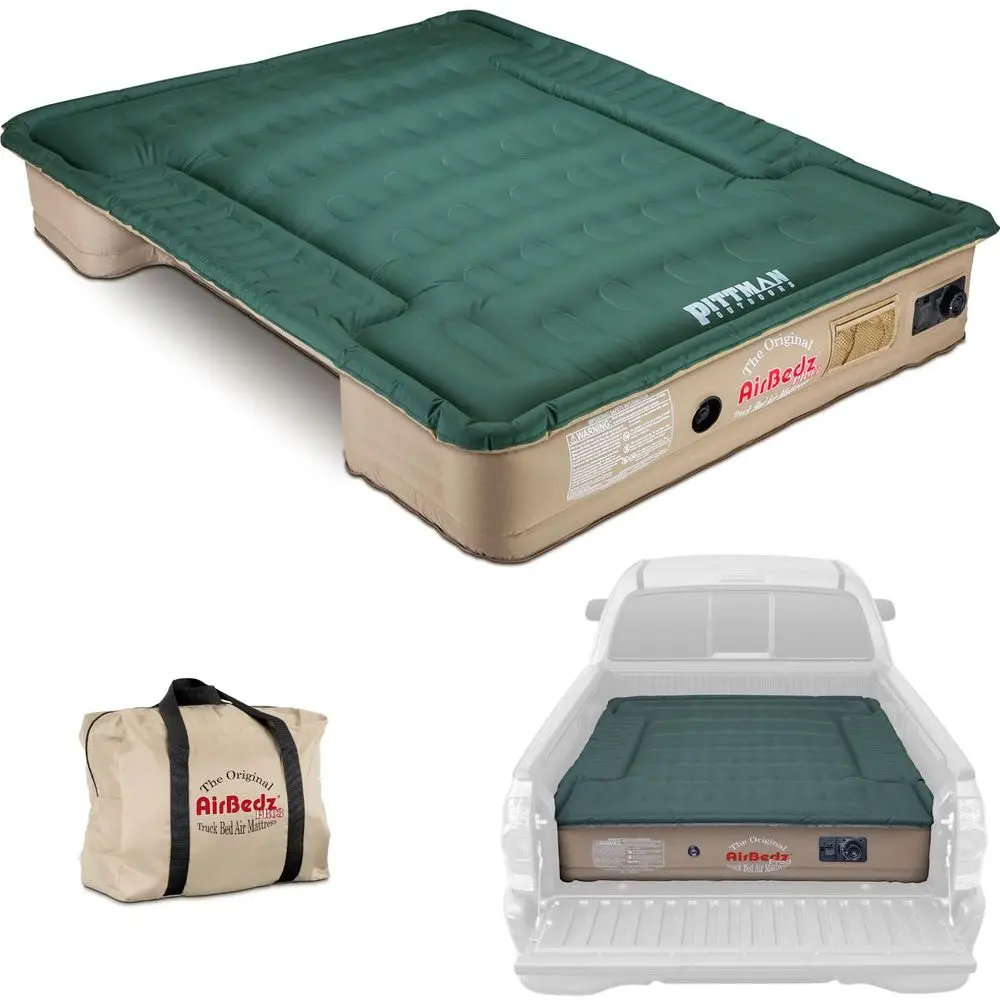 

AirBedz Truck Bed Air Mattress Pro3 Series Truck Bed Mattress for Full Size Standard Bed 6 6.5 25 More Coverage, 1000lb Capacit