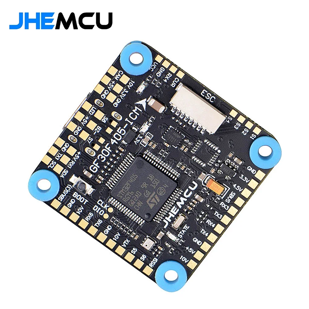 JHEMCU GF30F405-ICM Baro OSD BalckBox 5V 10V Dual BEC F405 Flight Controller 3-8S 30X30mm for RC FPV Freestyle Drone Parts