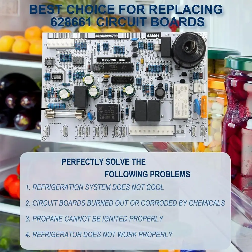 ترقية 628661 RV الثلاجة مقاوم للماء لوحة دوائر كهربائية استبدال ل Norcold N41X N51X N6X N8X N1095 NX/NXA ، 1200،1210،1211