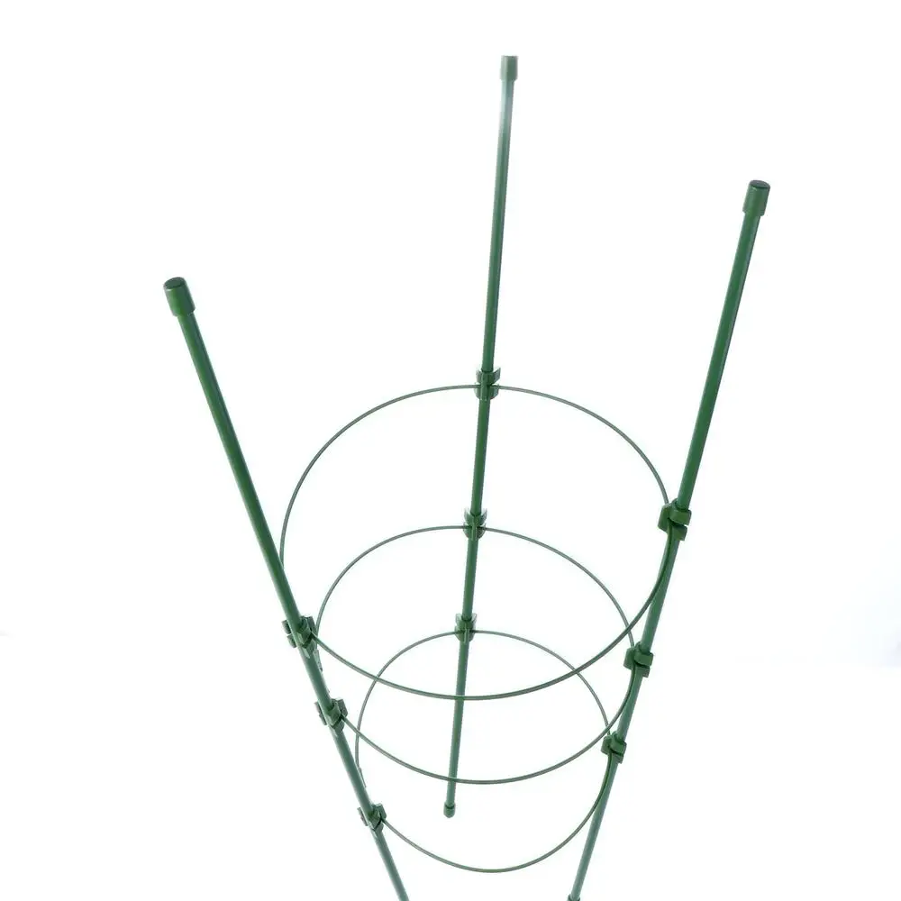 1 Set Plastic Durable Green Garden Supplies Potted Support Frame Climbing Vine Rack Decorative Trellis Bracket Tomato Cage