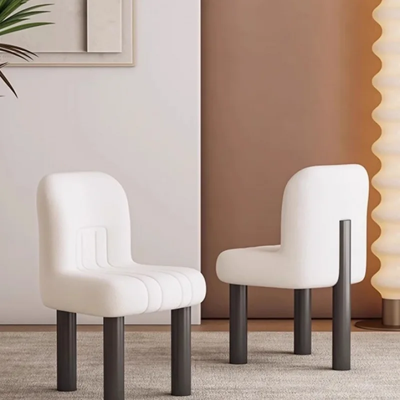 Wabi Esszimmerstuhl Designer Internet Celebrity Ins Dressing Hocker Nordic Schlafzimmer Rückenlehne Make-up Antiker Stuhl