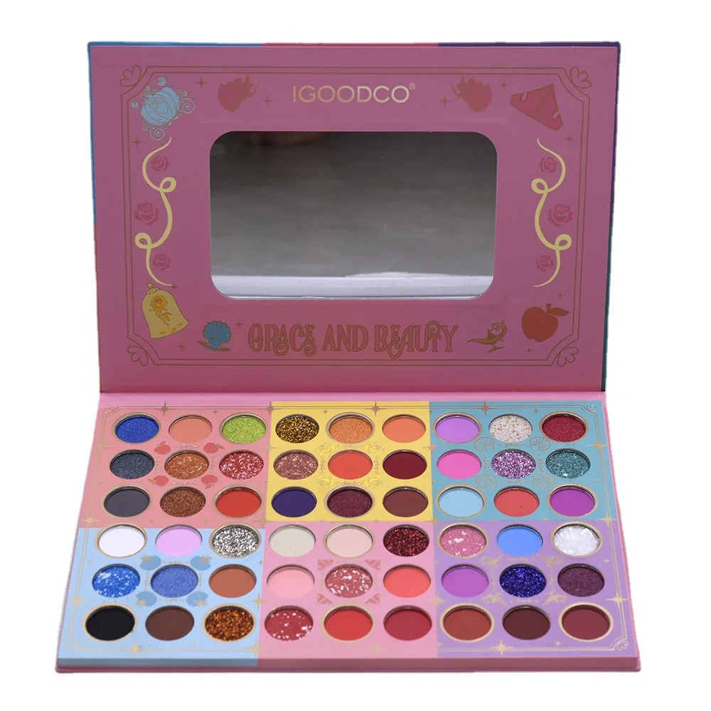 2022  54Colors Eyeshadow Palette Colorful Shadows Palett Glitter Highlighter Shimmer Make Up Pigment Matte Eye Shadow Pallete