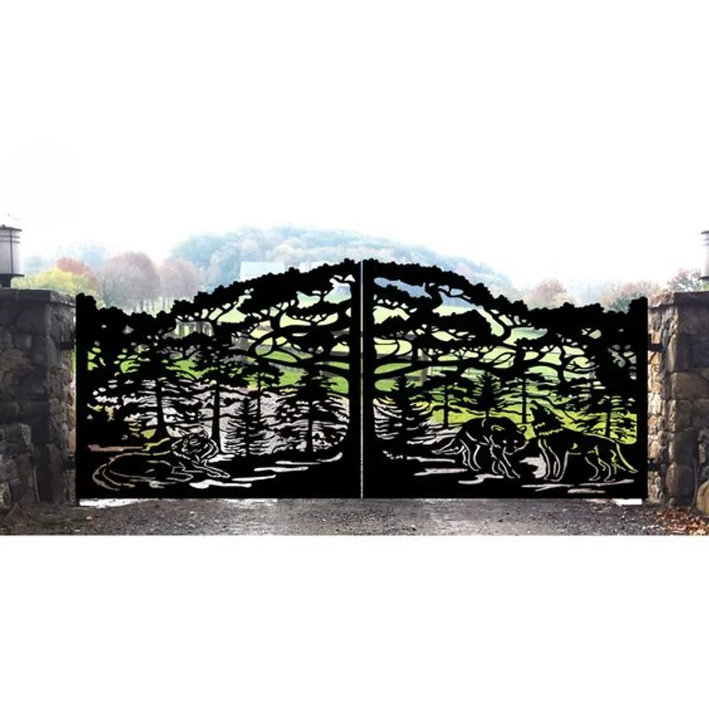 Custom Ranch Gate Farm Gate-Foshan handmade