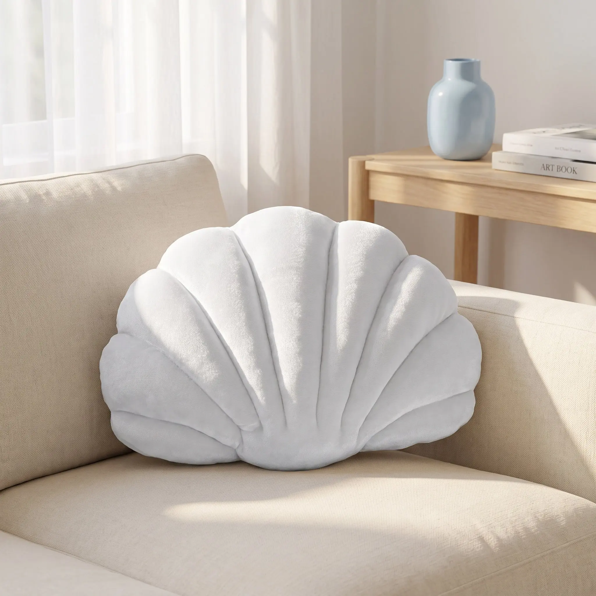White Home Luxury Decor Shell Pillow princess's Fantastic PP cotton Pillow Sea Shell Home Decor Bed Sofa Cushion Decoration Gift