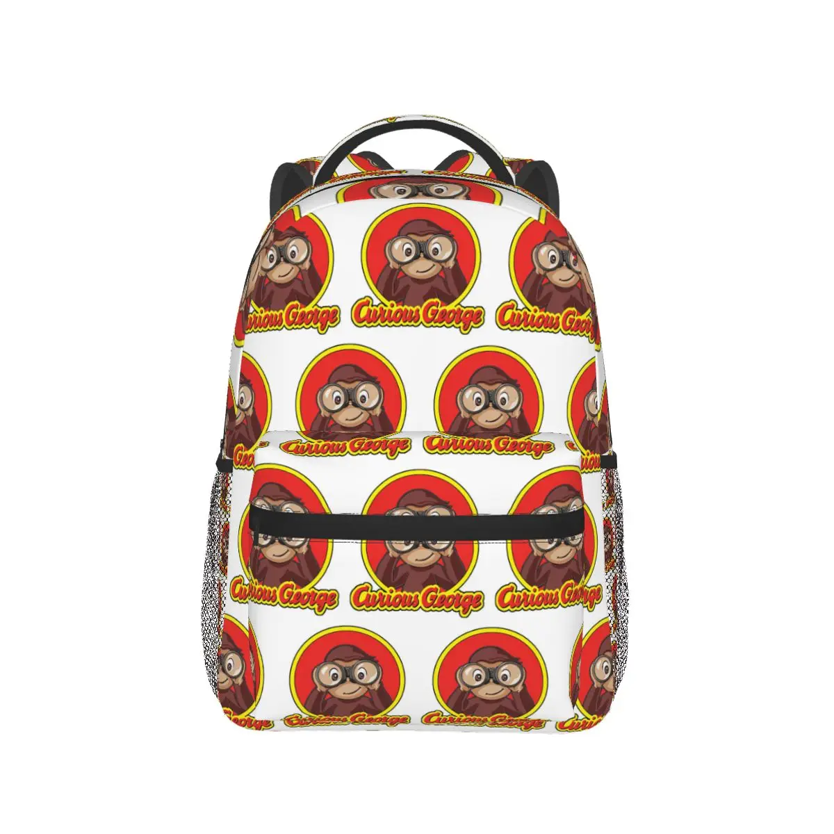 Classic Monkeys Curious George Rucksack, heißer Verkauf, Tagesrucksack, großes Fassungsvermögen, für Jungen und Mädchen, Büchertasche, Schultasche, Umhängetaschen für Männer und Frauen