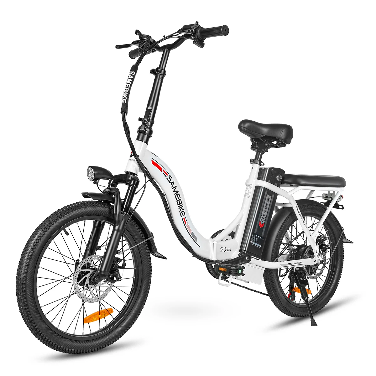AliExpress SAMEBIKE CY20 20" Electric Foldable Ebike for Adults,36V13AH Removable Battery,Shimano 7-Speed Step-Through Commuter City bike