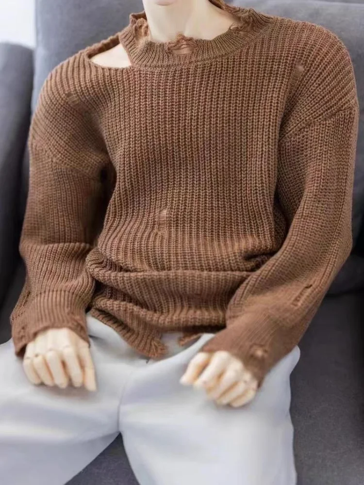 Ubranka dla lalek BJD ID75, brązowy czarny beżowy sweter, akcesoria do ubranek dla lalek