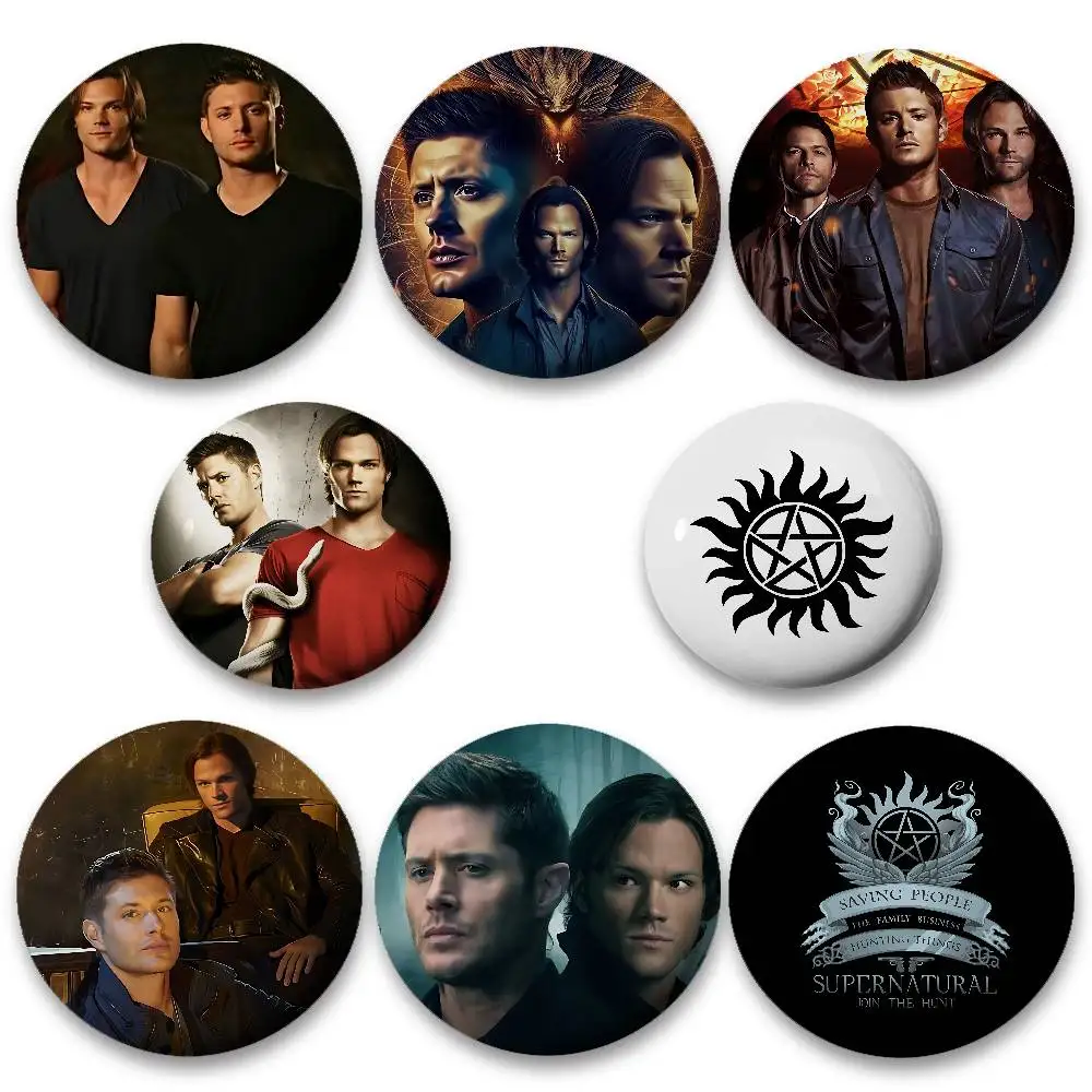 

Значки-пины ручной работы по мотивам сериала «Сверхъестественное»: броши для одежды, украшения для рюкзаков, аксессуары