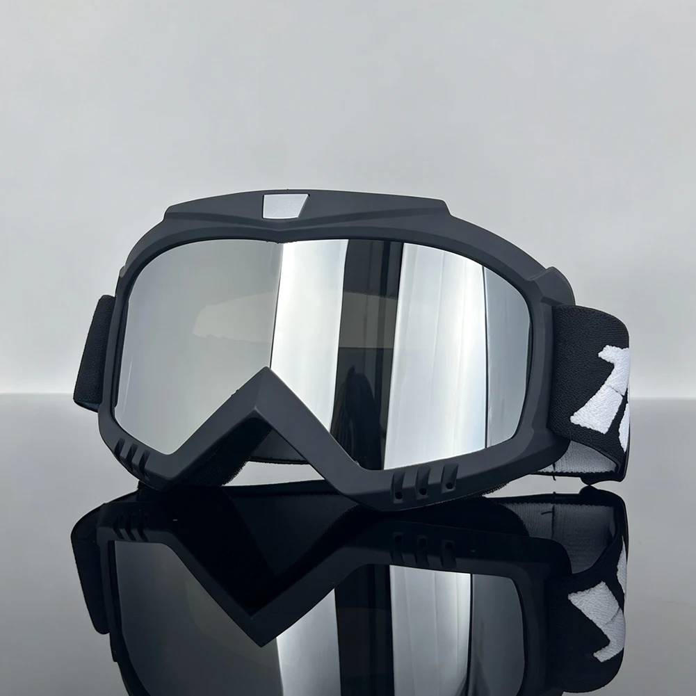 Adult Ski Snowboard Goggles Unisex Anti-Fog UV400 Snow Protection Eyewear over Glasses Motocross Style Skiing Unisex Mask