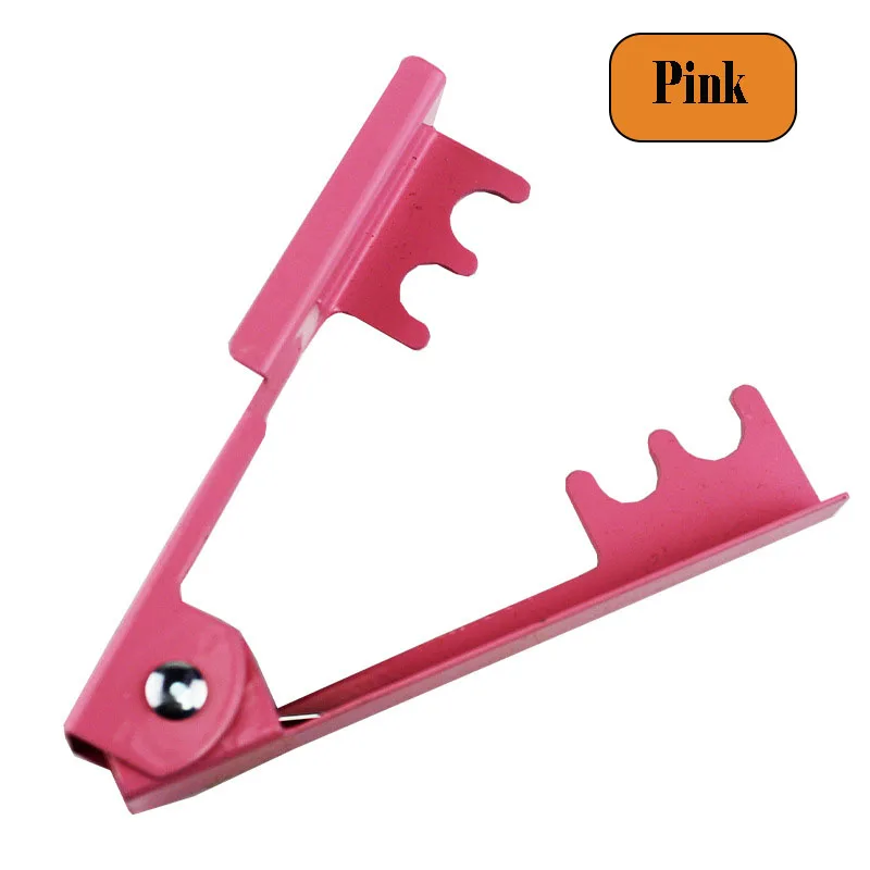 Pinze di sicurezza per giardinaggio in metallo fai-da-te con stelo di spine di rosa con clip per spine di foglie di colore casuale