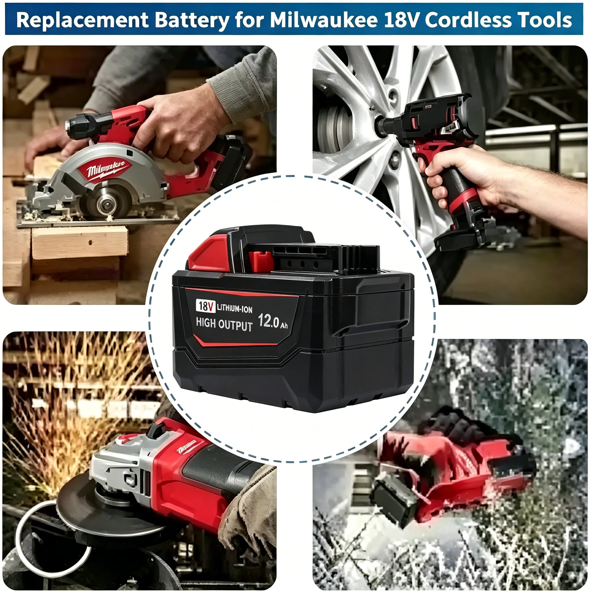 4Pack 18V 12.0Ah High Output B - Milwaukee Drill Sawzall review and price