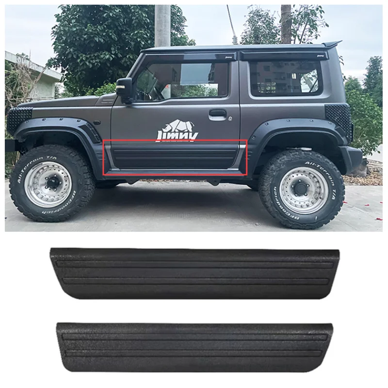 

For Suzuki Jimny JB64 JB74 2019-2023 High Quality ABS Refits Body Exterior Side Door Protect Trim Strip Cover Spoiler