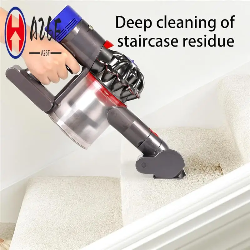 

A26F-мини-моторизованная насадка-щетка для Dyson V7 V8 V10 V11 V15, сменная головка с защитой от запутывания и инструментом для блокировки переключателя