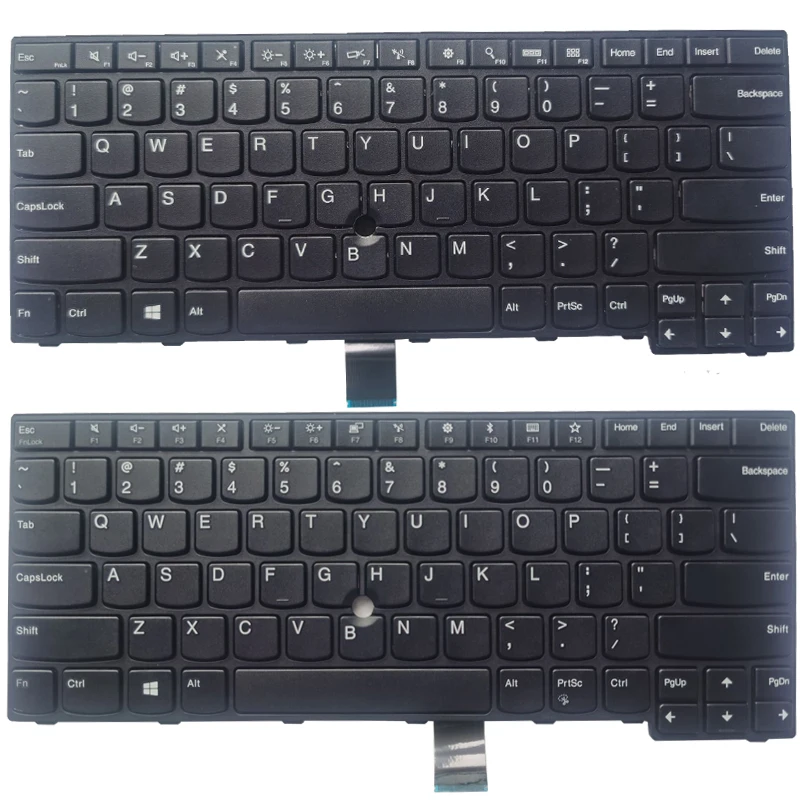 New English Laptop Keyboard For lenovo Thinkpad E470 E470C E475E455 E450 E450C W450 US Keyboard NO backlight