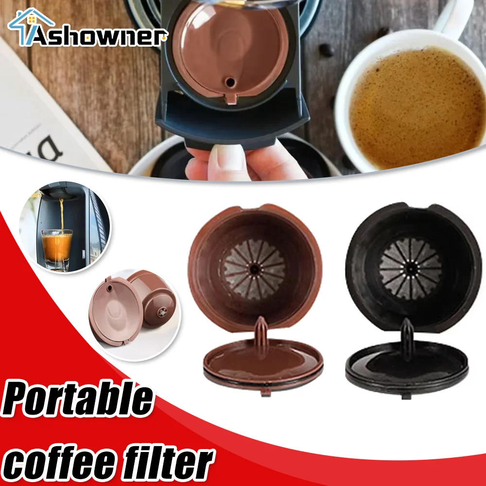 Portable Coffee Filter Refillable Coffee Capsule Filter Cups Refillable Filters Are Suitable for Filtering Most Coffee Grounds