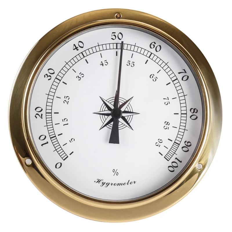 115mm Wall Mounted Hygrometer Barometer Watch Tidal Clock for Shell Indoor Outdoor