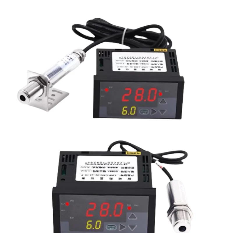 Termometer Inframerah Non-kontak 4-20MA Termometer Industri Pemancar Probe RS485 Sensor Suhu/Modbus