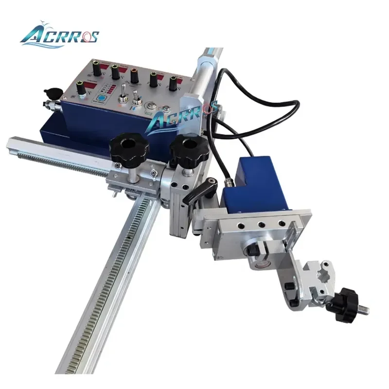 Electric Walking Welding Carriage Straight Rail Guide Track Tig Mig Welding Tractor with Magnetic Fixed on Steel Sheet