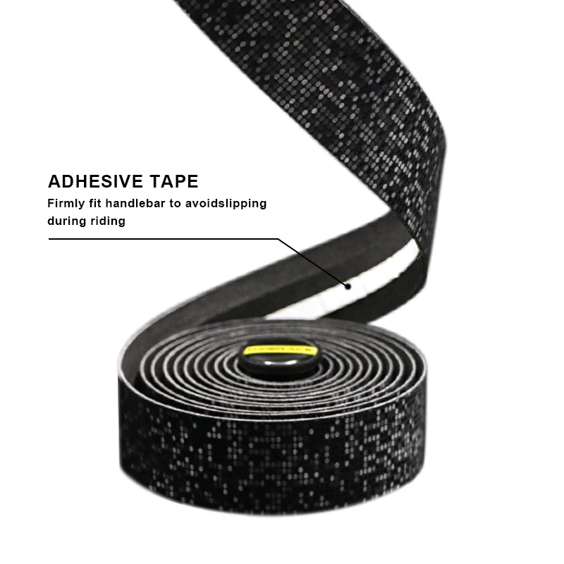 Bicycle Handlebar Tape With End Plug Anti-Slip Shock Absorption Bike Handle Bar Tape Racing Fixed Gear Belt Cycling Accessories